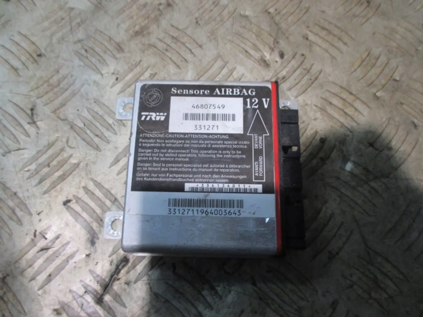 Блок AirBag к Fiat Panda 2003
