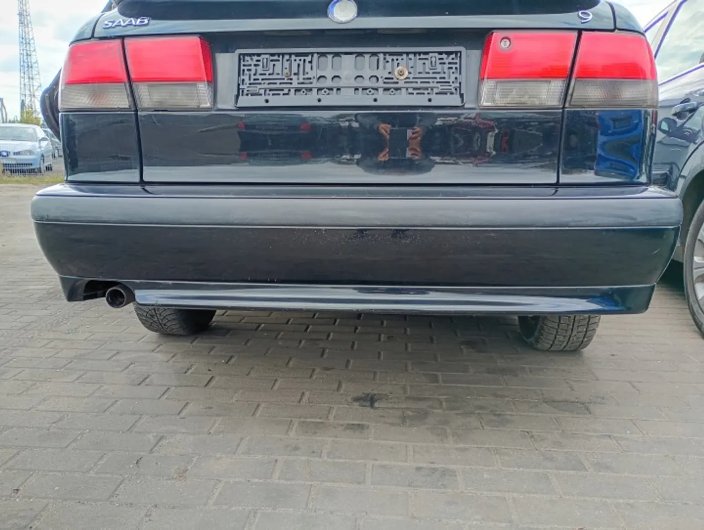 Бампер задний к Saab 9-3 1998