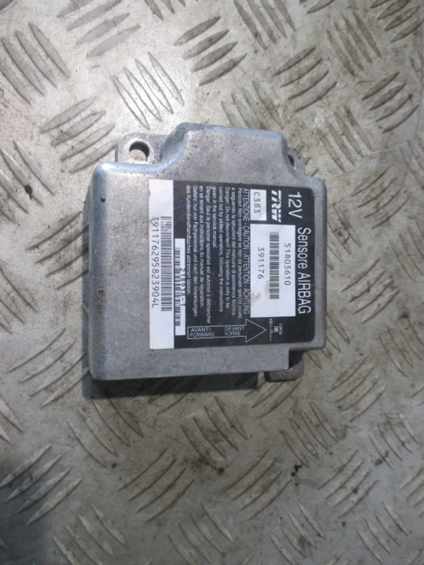 Блок AirBag к Fiat Panda 2003