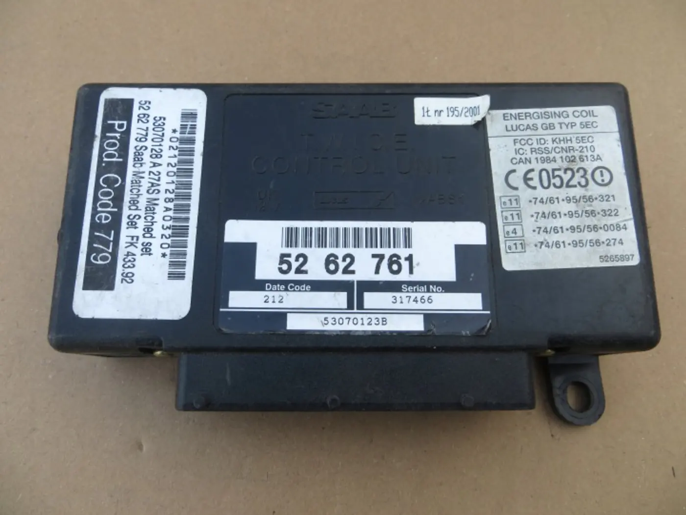 Блок предохранителей к Saab 9-5 1997