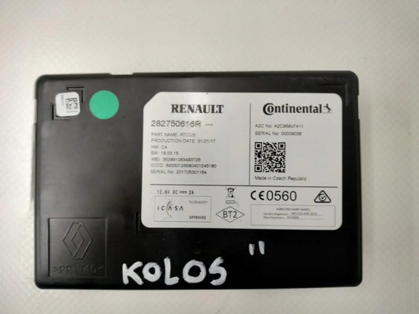 Блок комфорта к Renault Koleos 2016