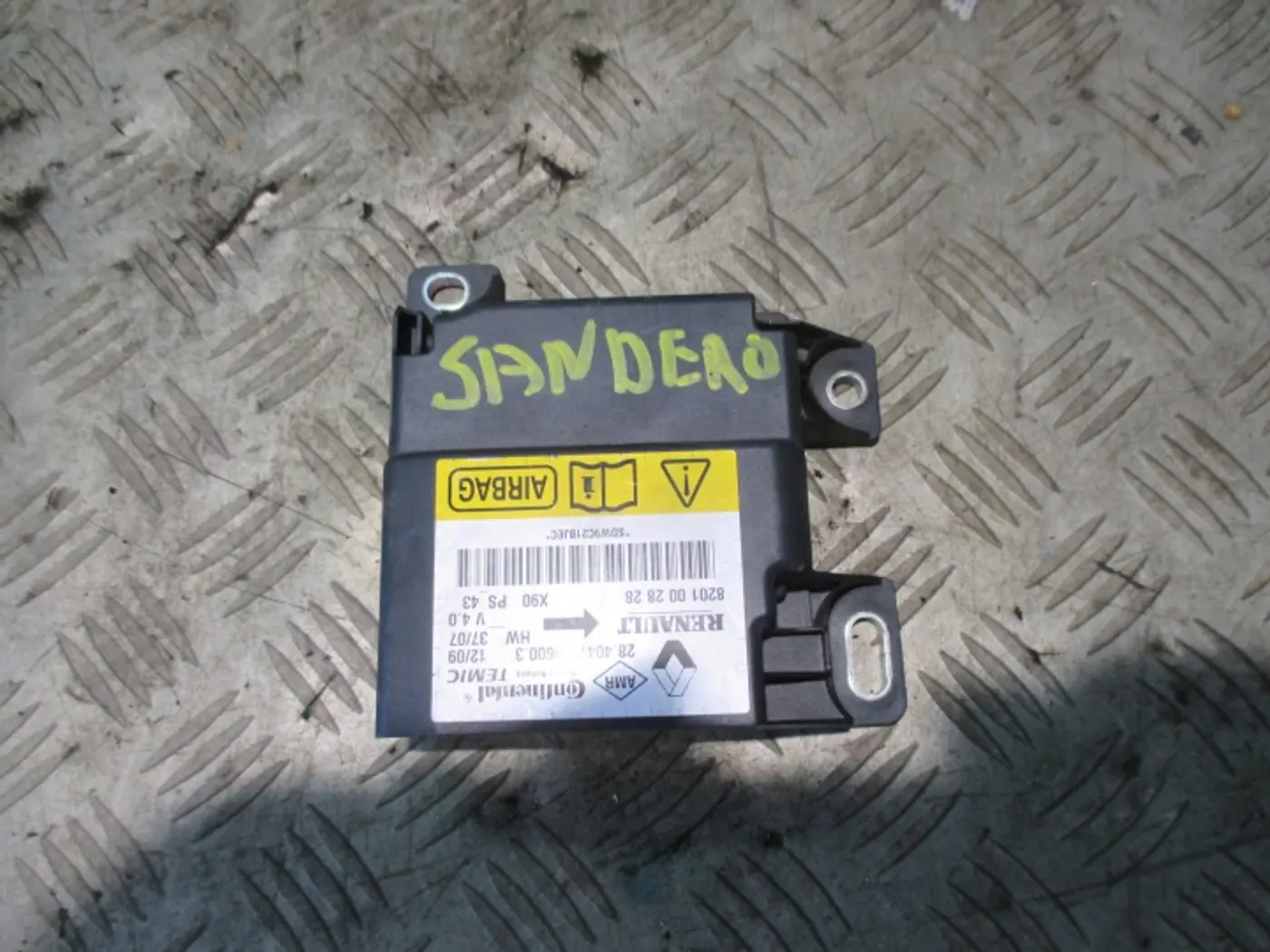 Блок AirBag к Dacia Sandero 2008