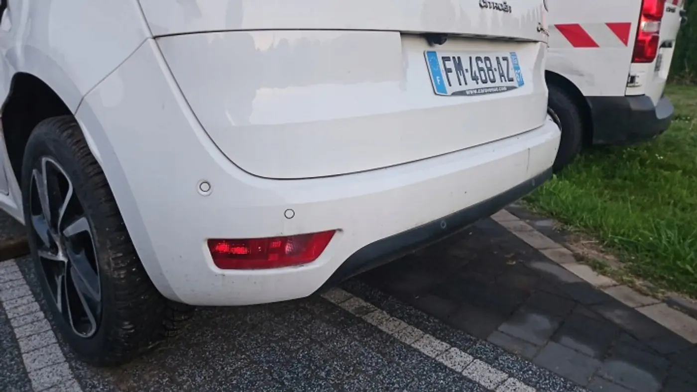 Бампер задний к Citroen SpaceTourer 2016