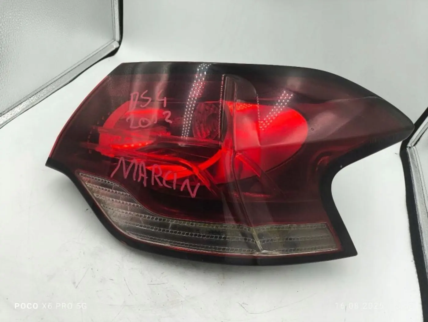 Фонарь задний правый к DS 4 2015