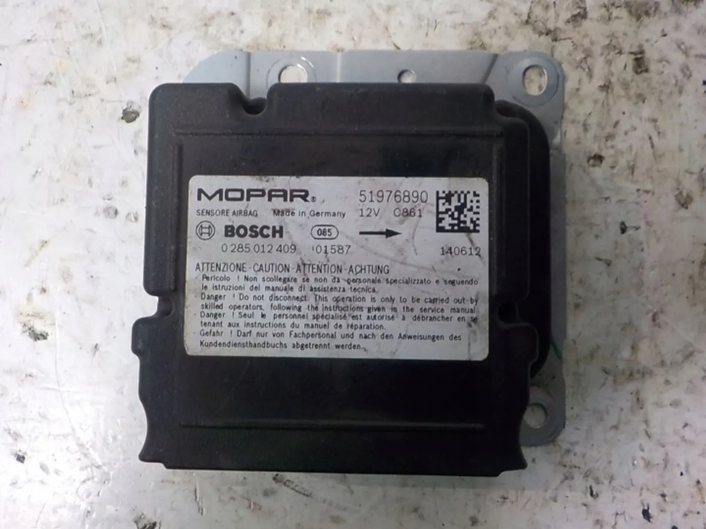 Блок AirBag к Fiat Doblo 2010