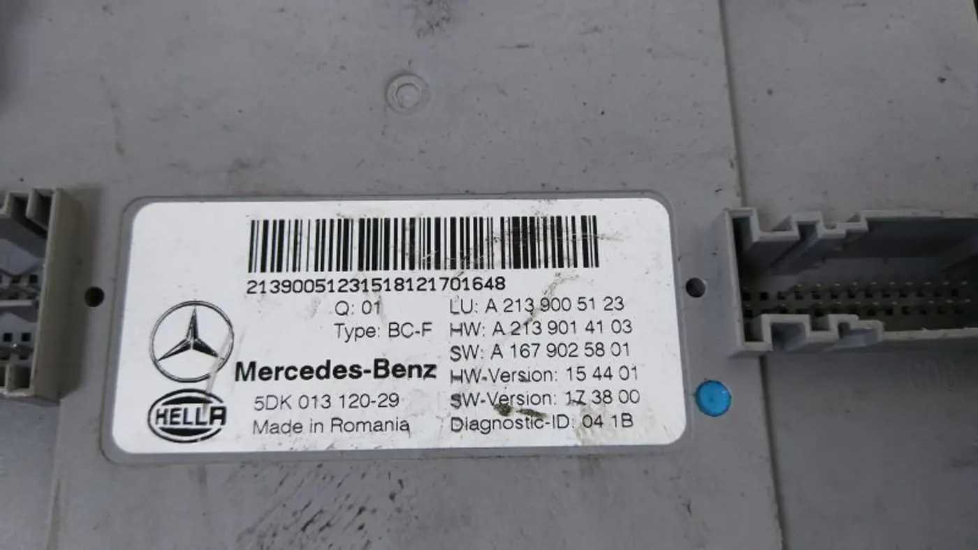 Блок SAM к Mercedes-Benz E-klasse 2019