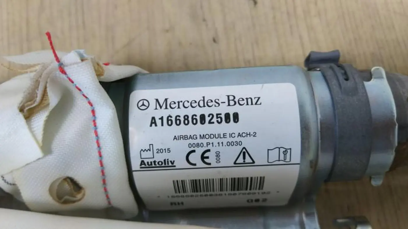 Подушка безопасности боковая (шторка) правая к Mercedes-Benz GLE 2018