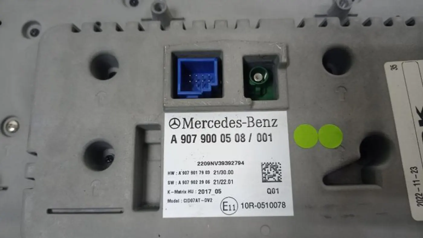 Монитор к Mercedes-Benz Sprinter 2023
