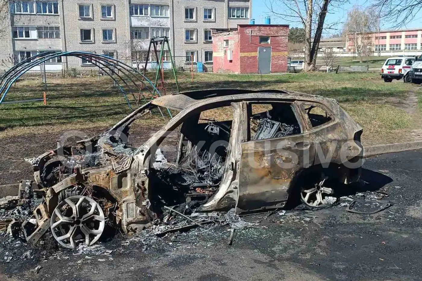 Работник сжег BMW начальника из-за долга