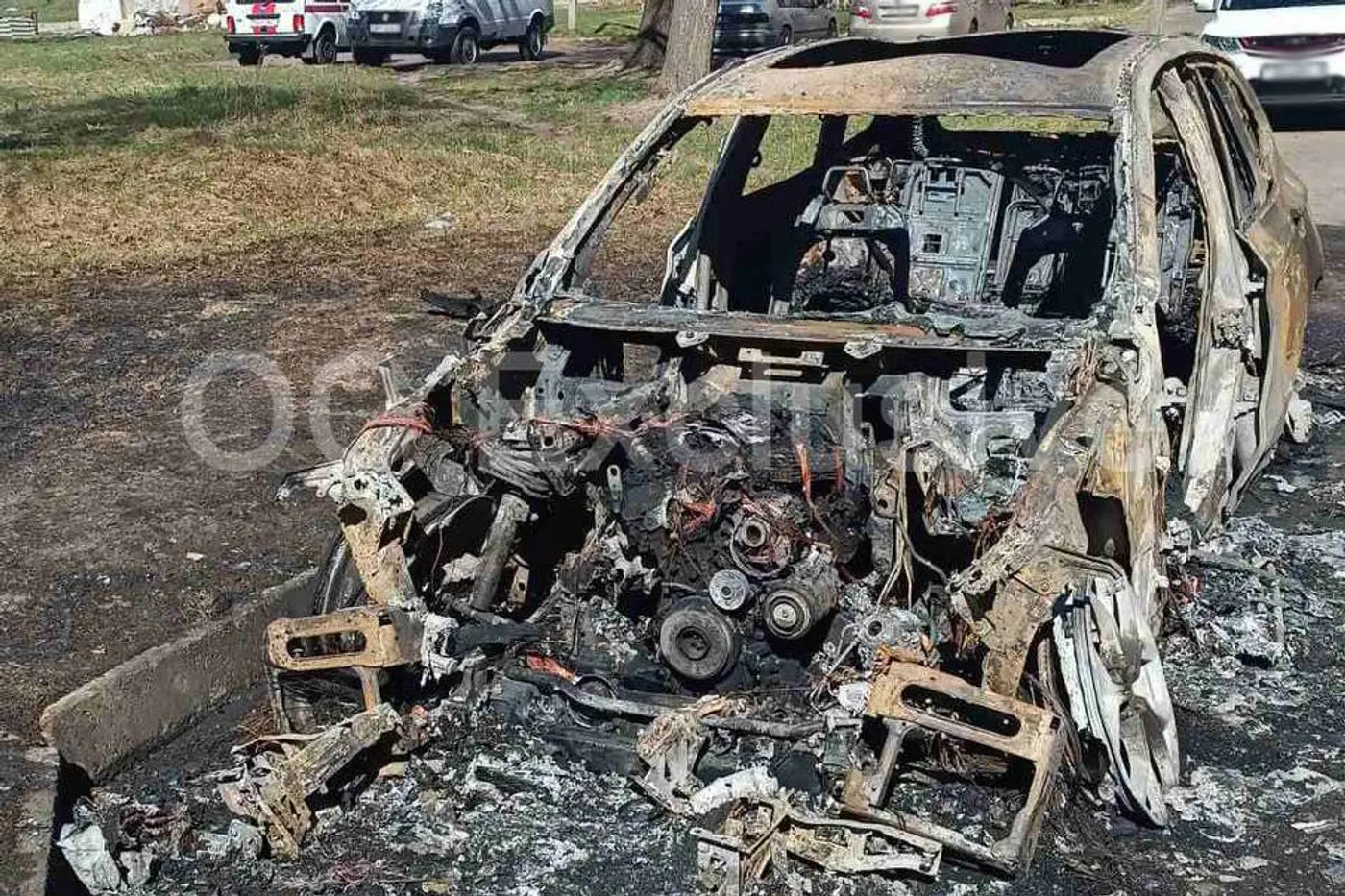 Работник сжег BMW начальника из-за долга