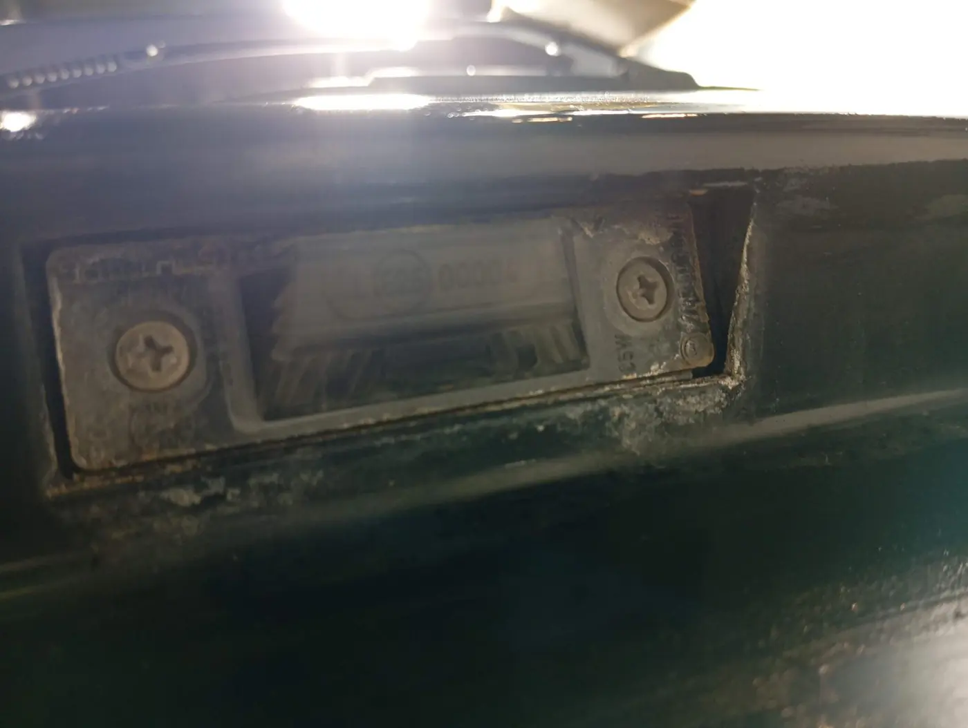 Подсветка номера к Ford Galaxy 2003