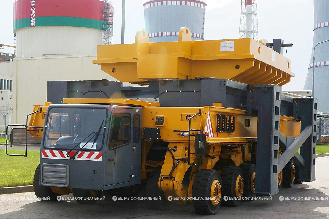Белорусский автопром для атомной энергетики: БЕЛАЗ-79212 тестируют на БелАЭС