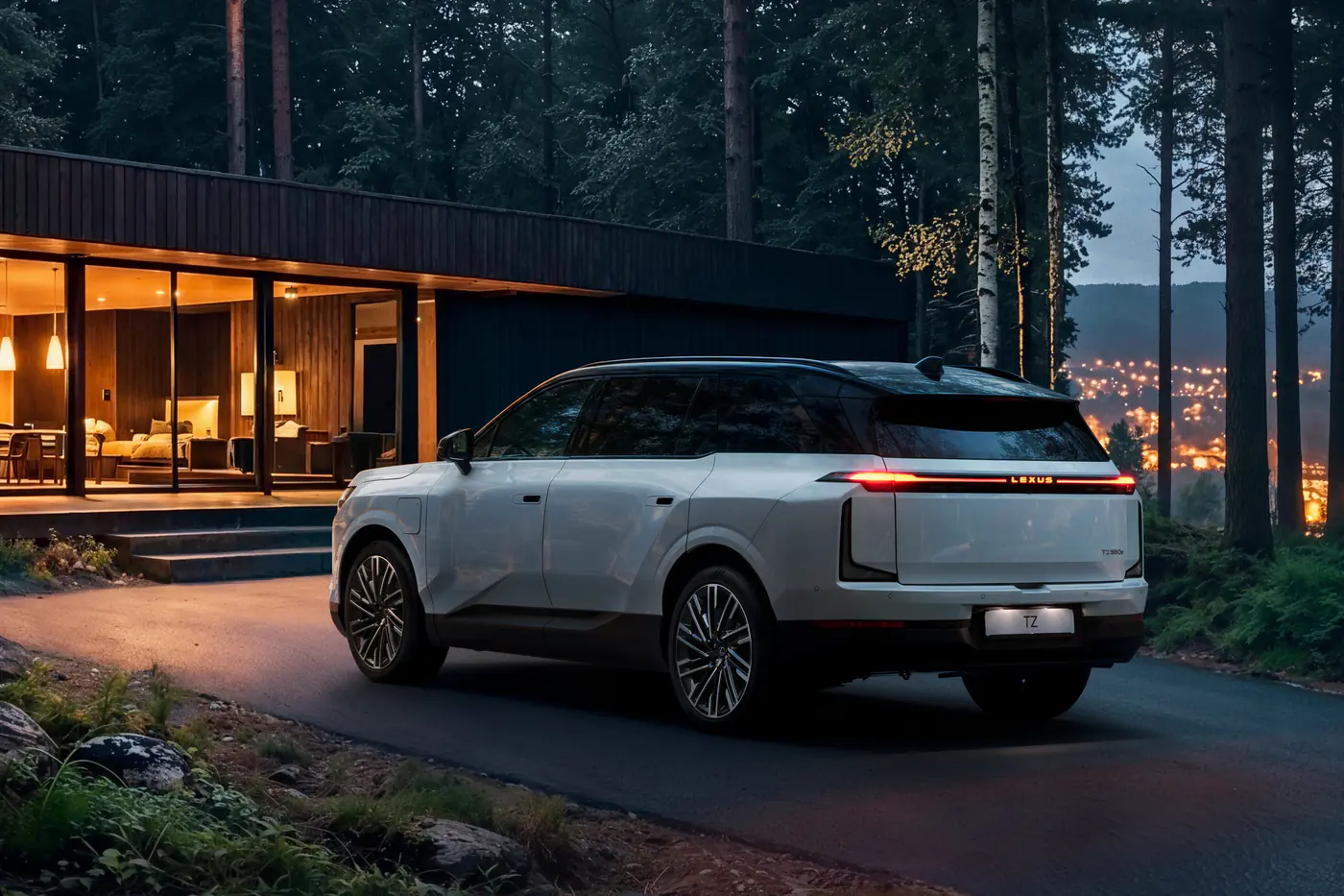 Lexus представила флагманский электрический кроссовер TZ