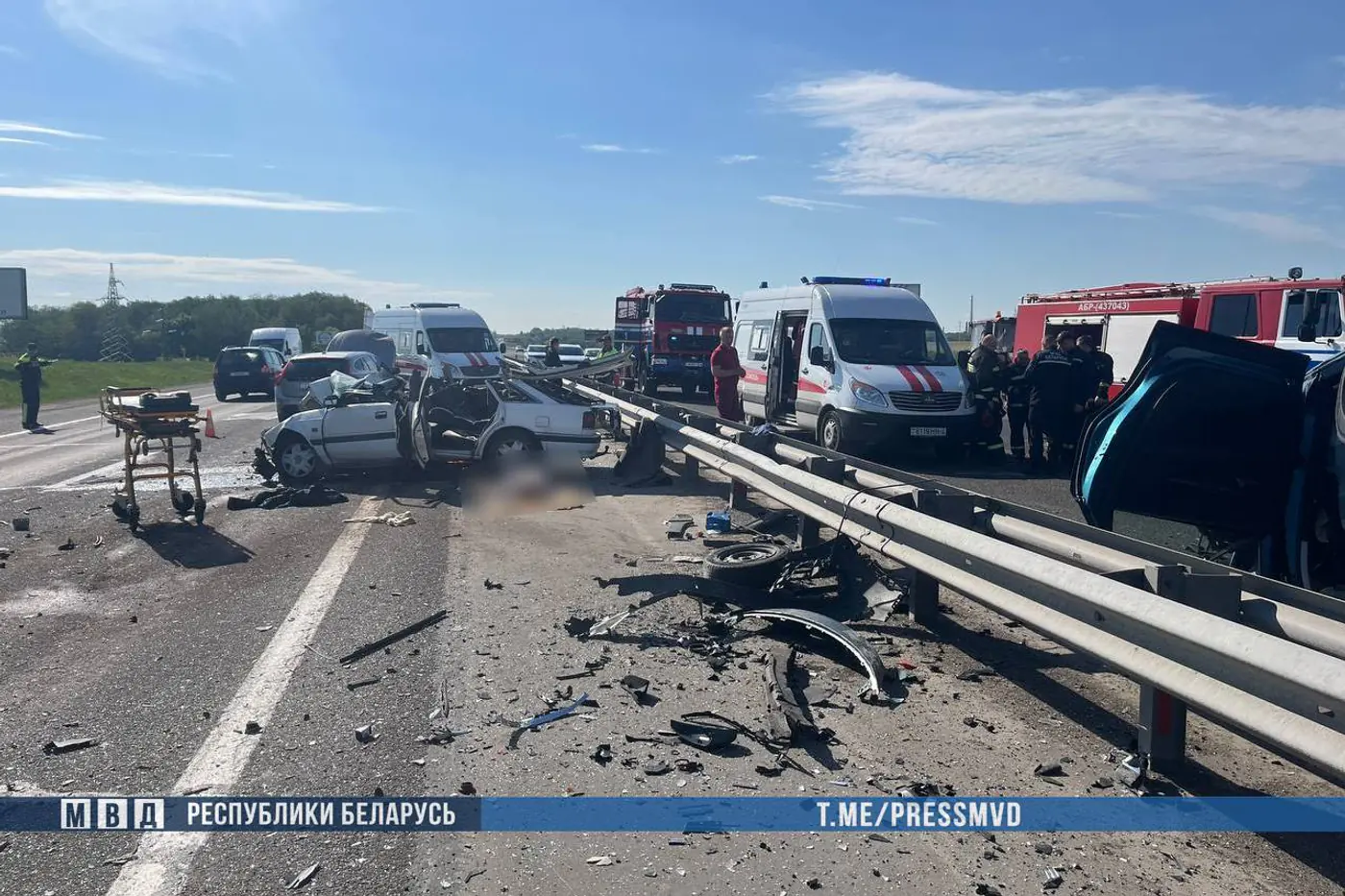Появилось видео аварии с трассы М6, в которой погибли женщина и ребенок