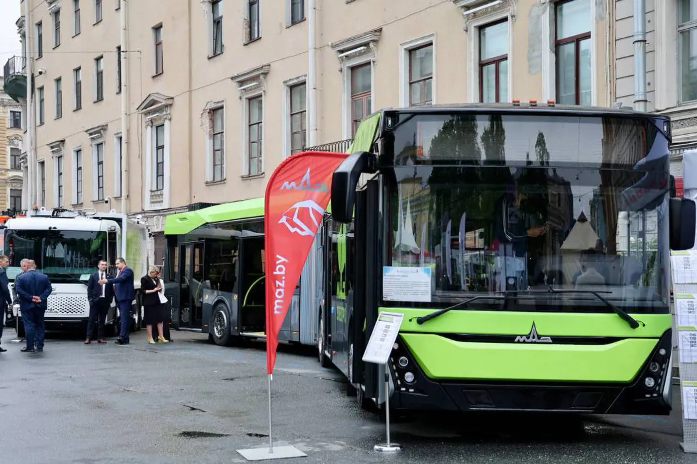 МАЗ договорился о тестовой эксплуатации нового электробуса в Петербурге