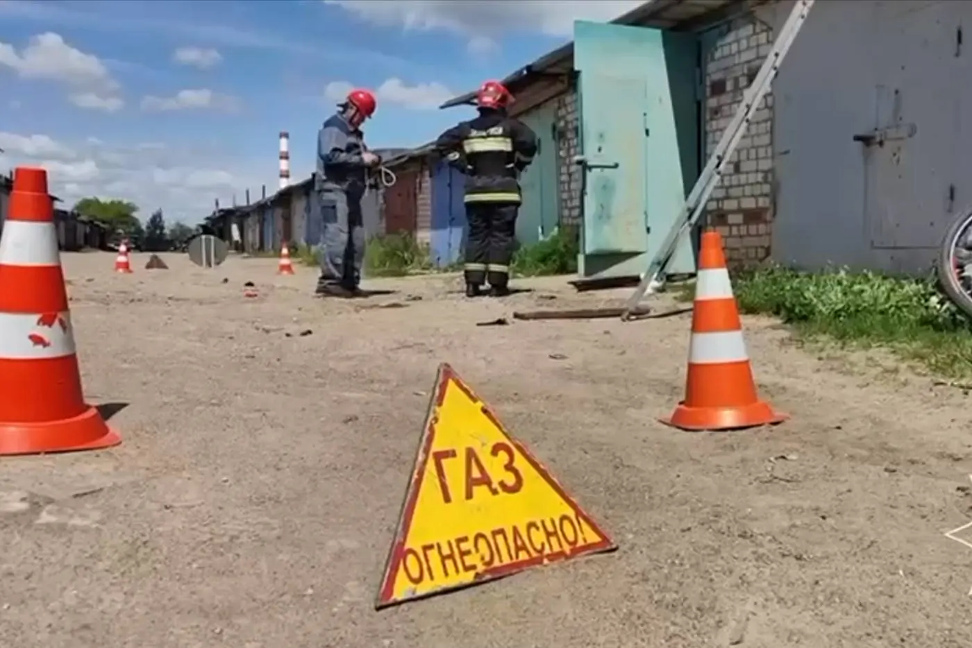Вспышка газа в гараже в Могилеве – пострадали три человека