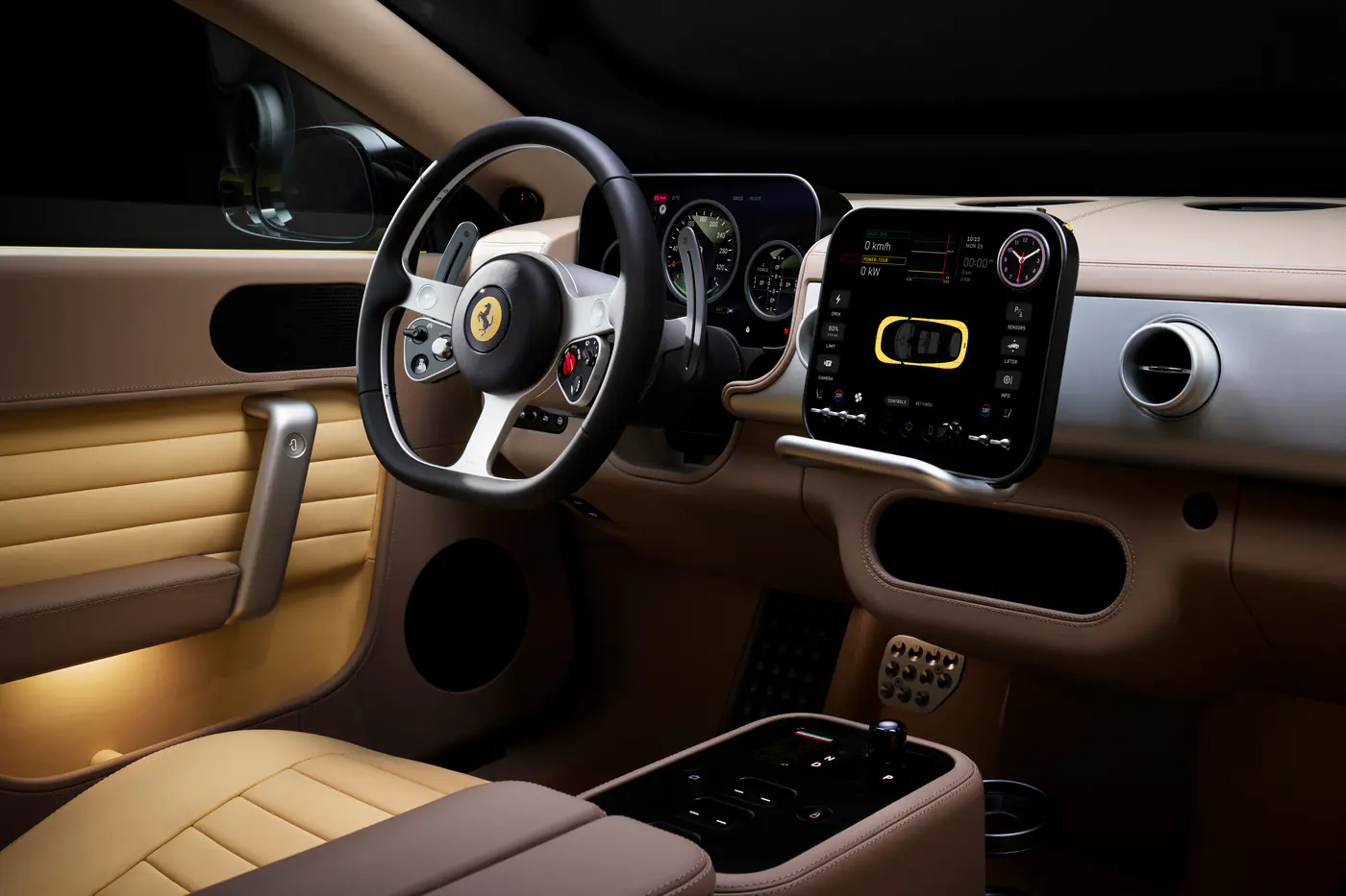 Ferrari в стиле Apple: встречаем Luce – первый электромобиль из Маранелло