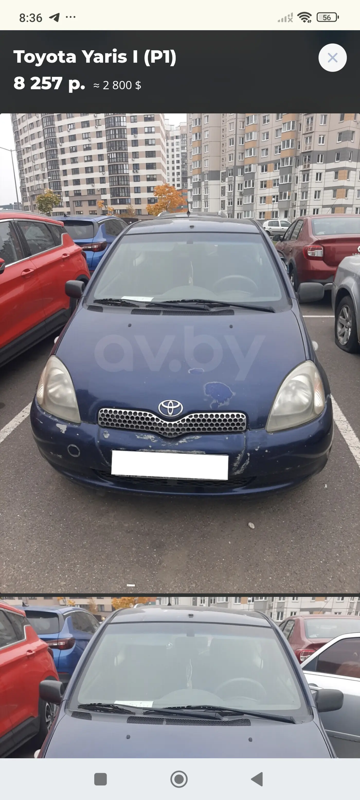 Toyota Yaris I, 2002