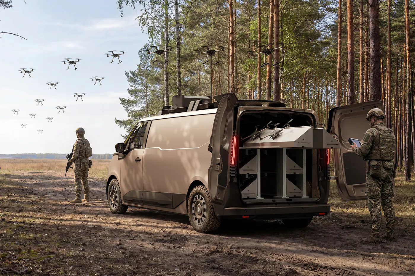 Командный пункт на колесах: Renault и Thales создали военную машину