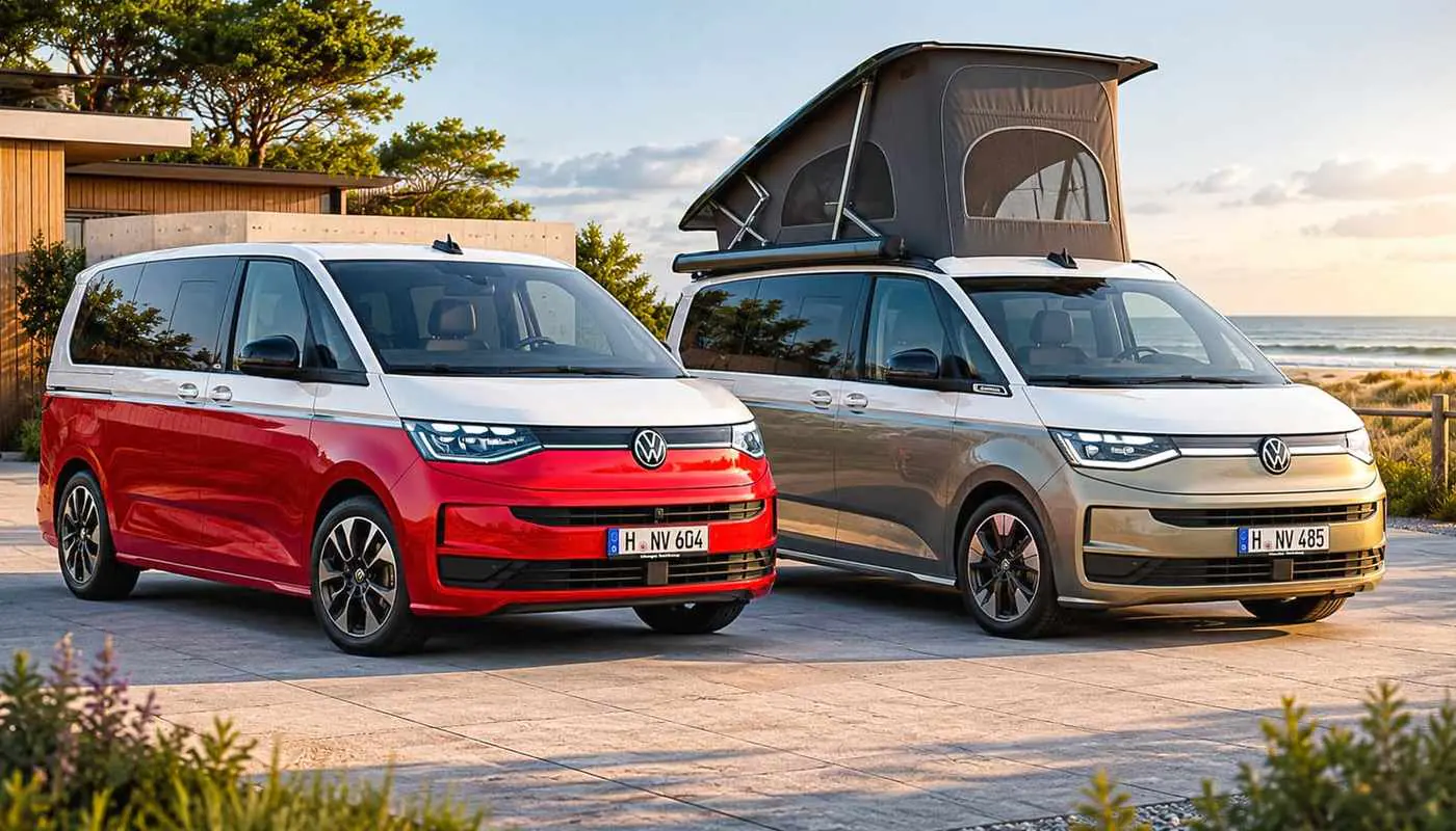 Внешне изменились мало, а что внутри? Встречаем обновленные Volkswagen Caddy и Multivan