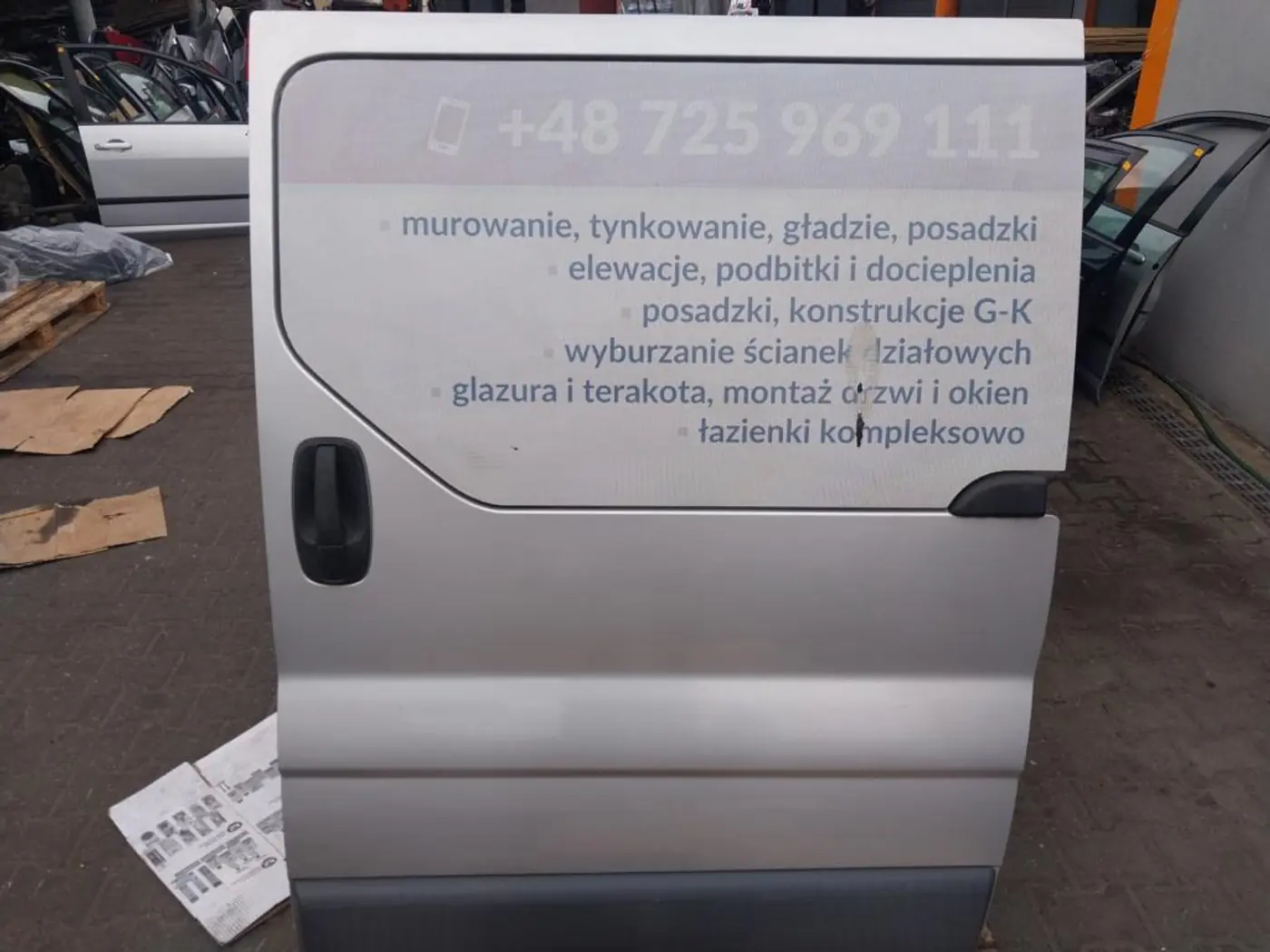 Дверь сдвижная к Opel Vivaro 2007
