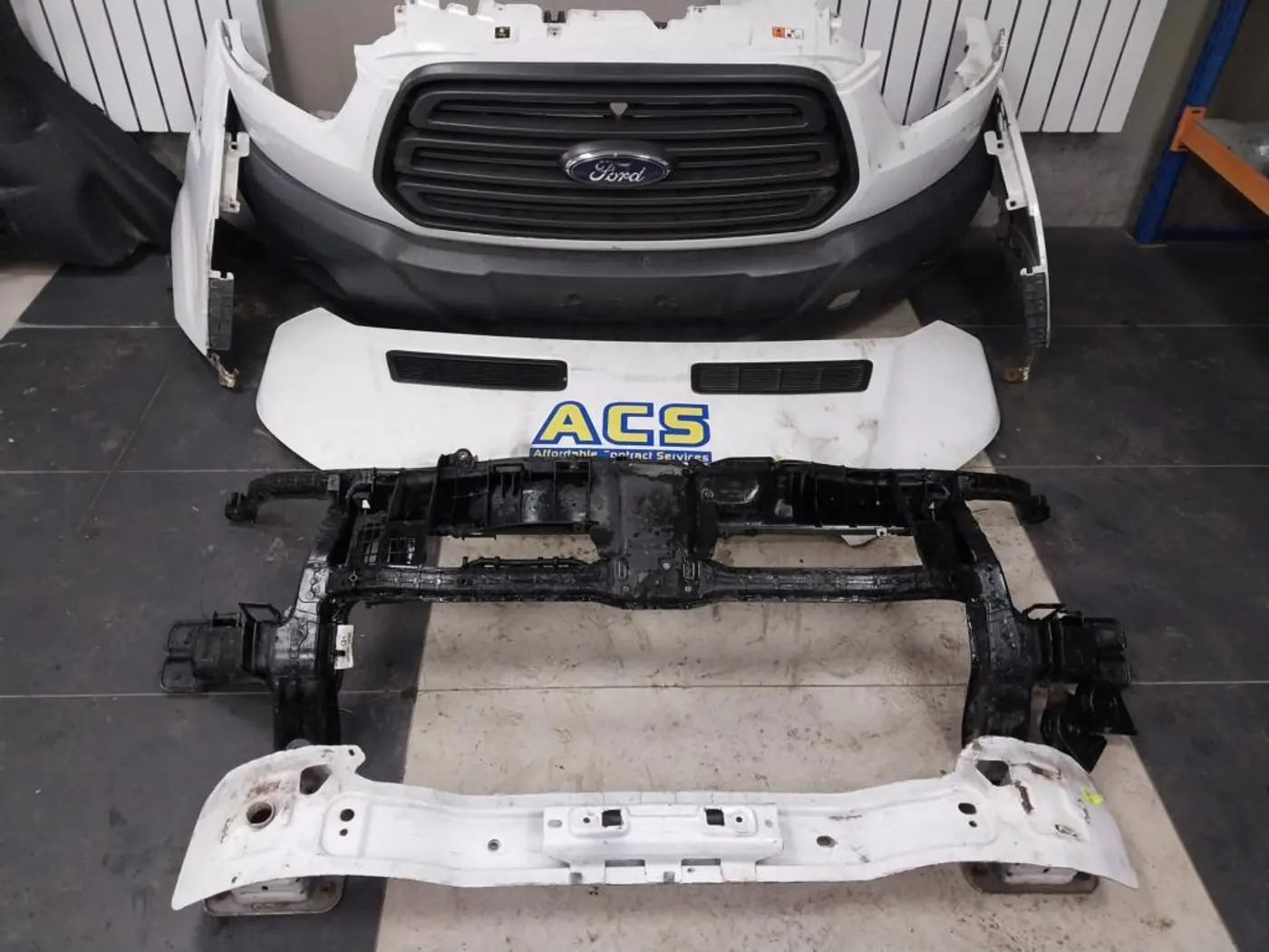 Усилитель бампера переднего к Ford Transit 2017