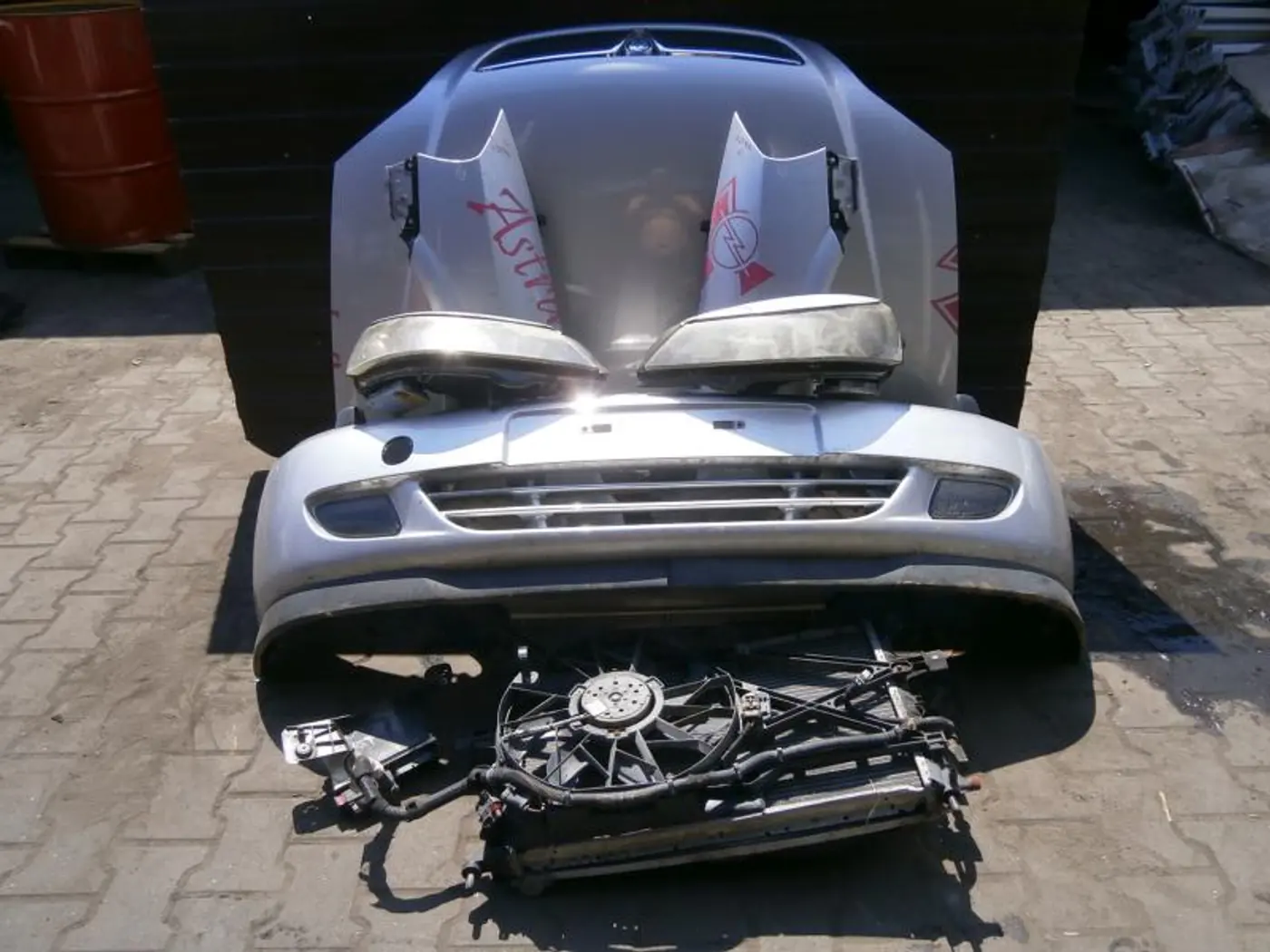 Бампер передний к Opel Astra 2002