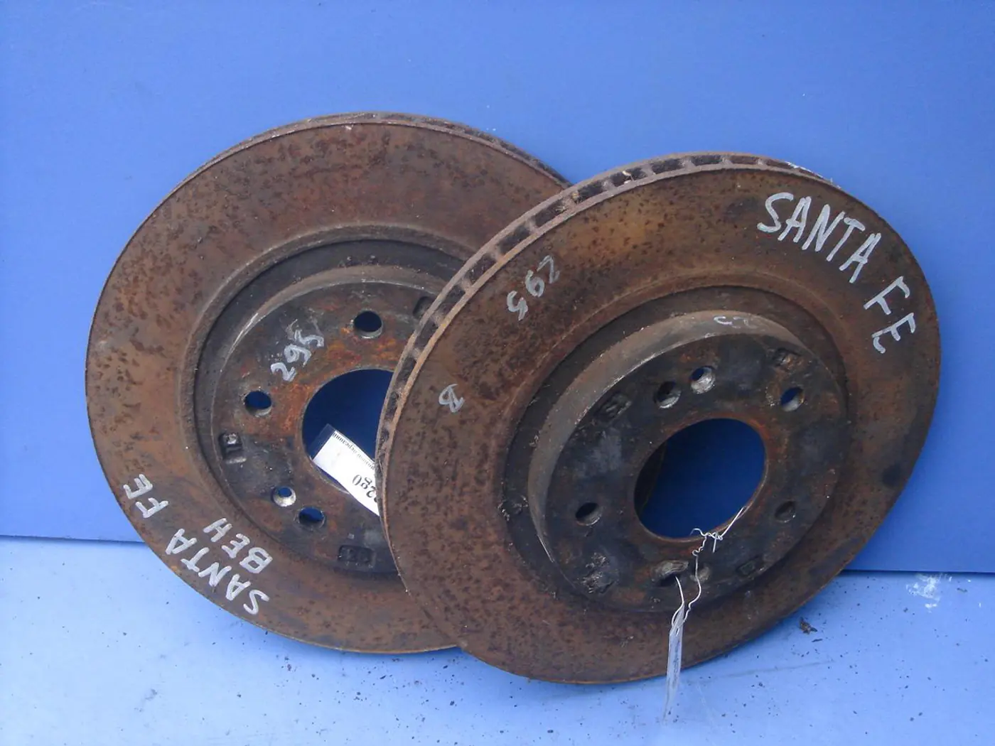 Диск тормозной передний к Hyundai Santa Fe 2001