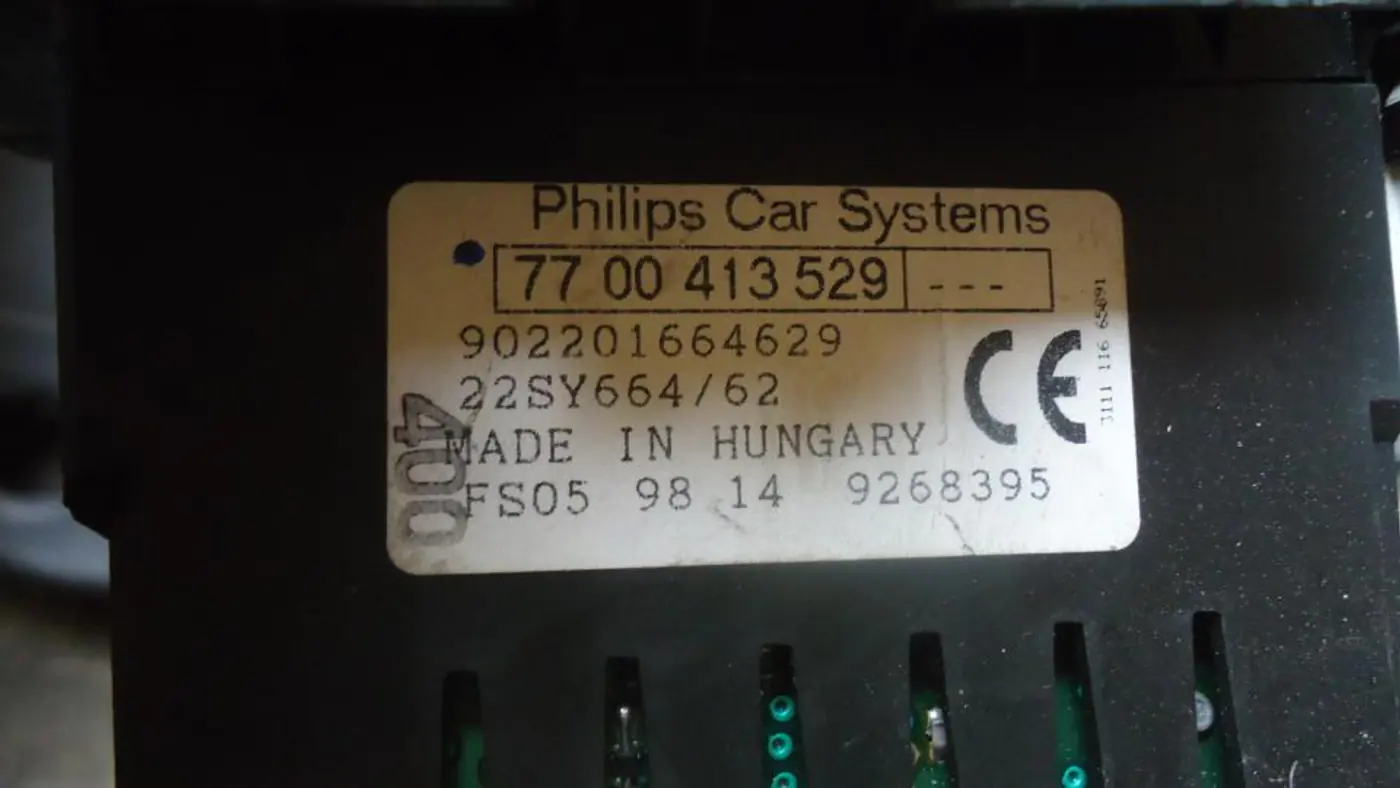 Монитор к Renault Scenic 1998