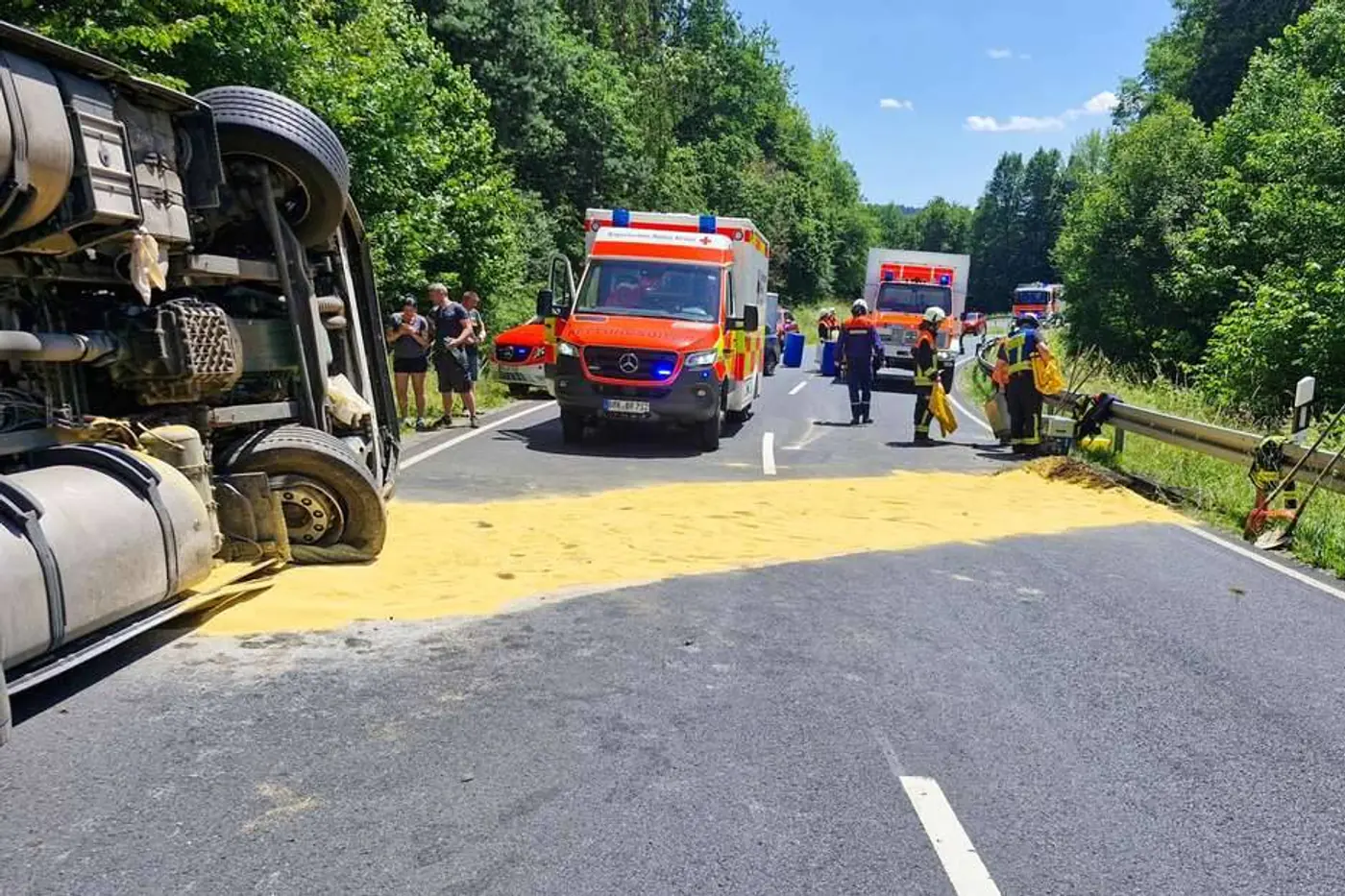 Белорус пострадал в ДТП с фурой в Германии, загруженной 21 тонной мяса