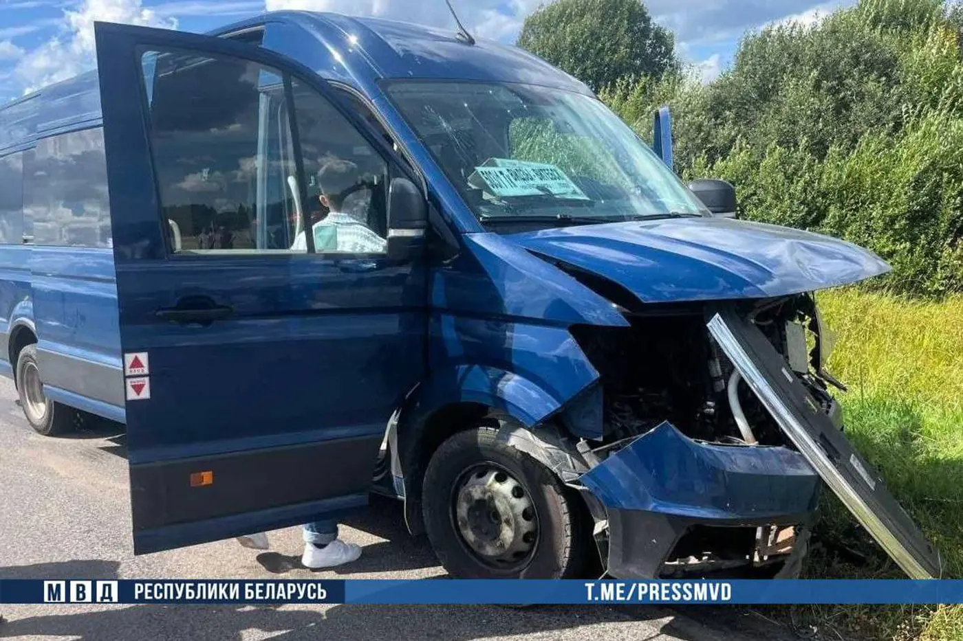 ДТП с маршруткой под Полоцком: один человек погиб, четверо пострадали