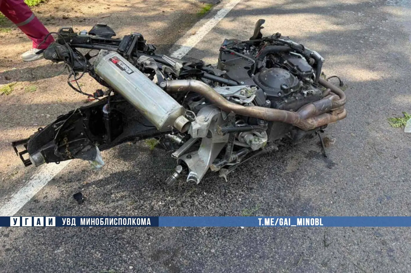Мотоциклист погиб в аварии на трассе Р28