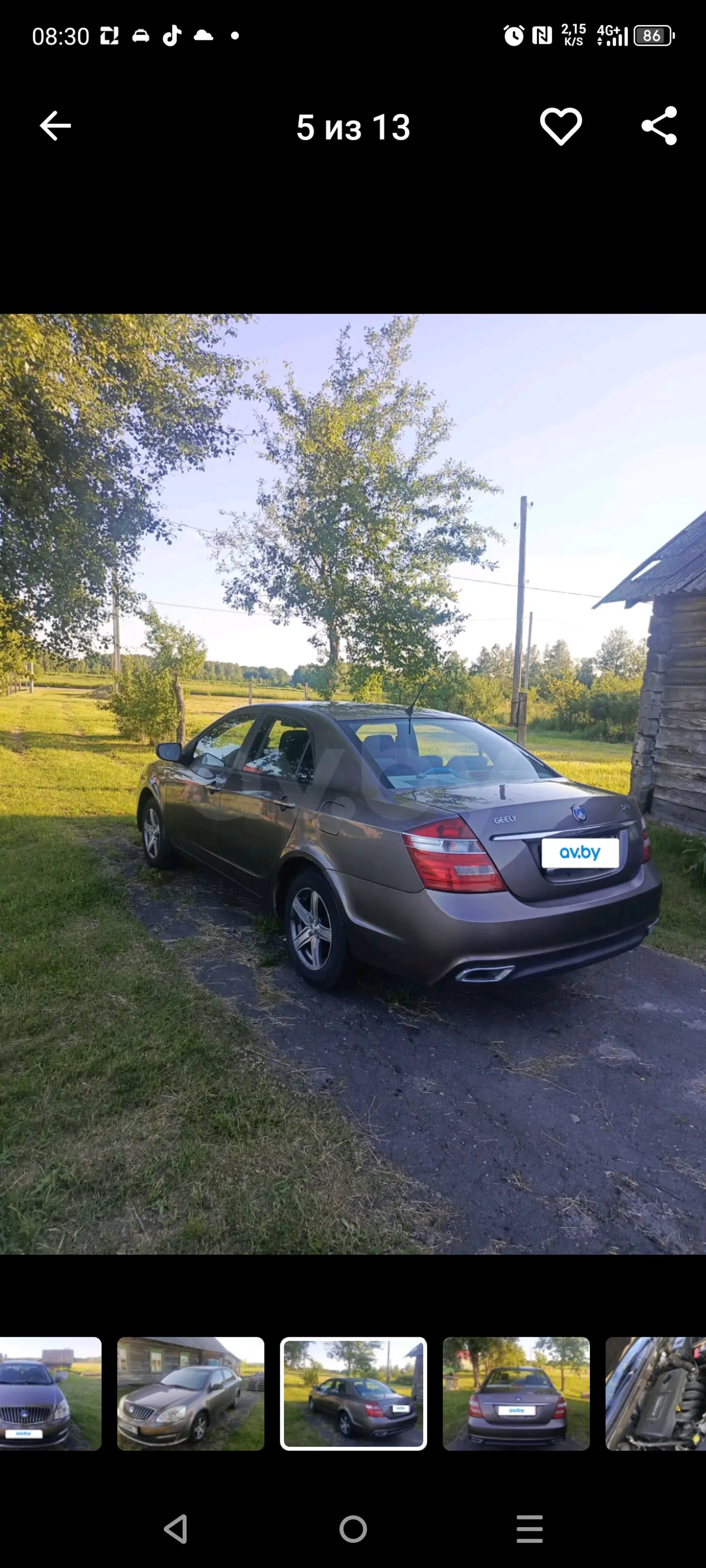 Geely SC7 I, 2014