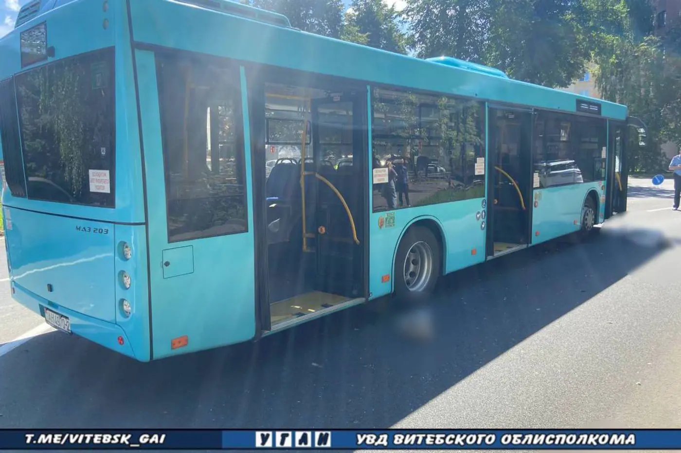 В Витебске автобус насмерть сбил женщину на пешеходном переходе