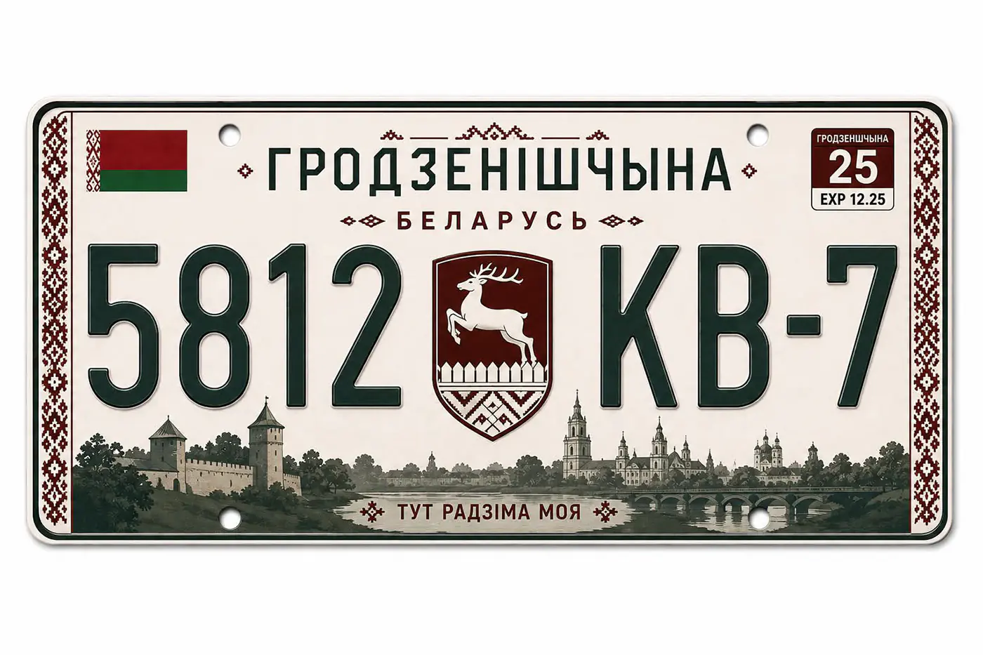 Герб города и техосмотр на номере: в соцсетях предложили изменить дизайн автономеров