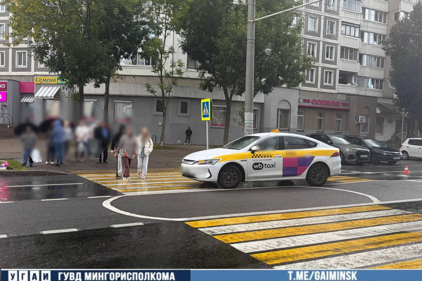 В Минске таксист сбил 8‑летнюю девочку на самокате – родители шли следом