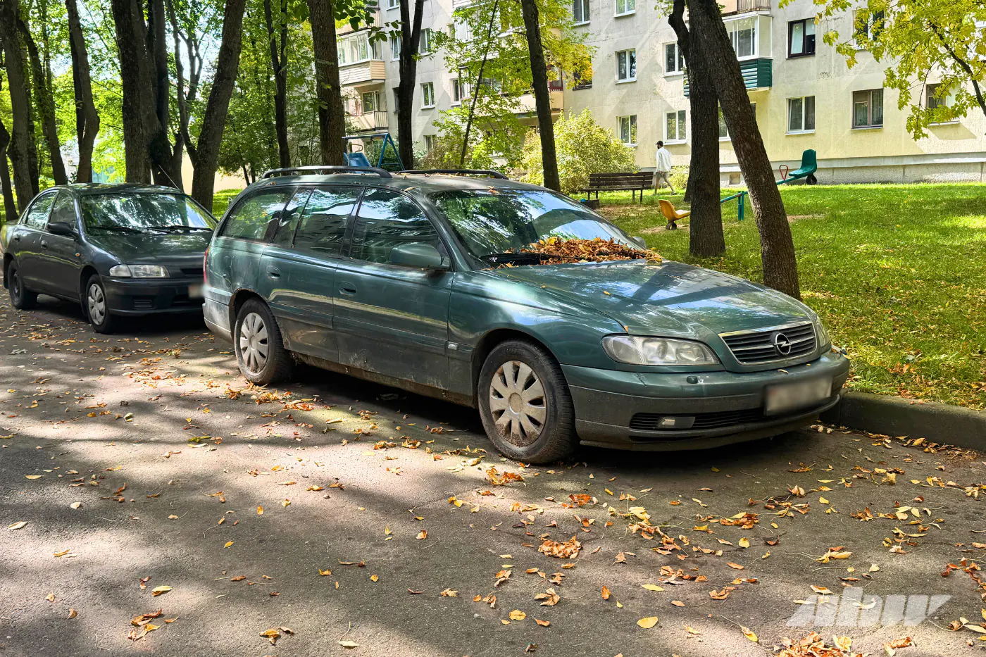И снова спущенные колеса, ржавчина и паутина – смотрим, что творится во дворах Чижовки