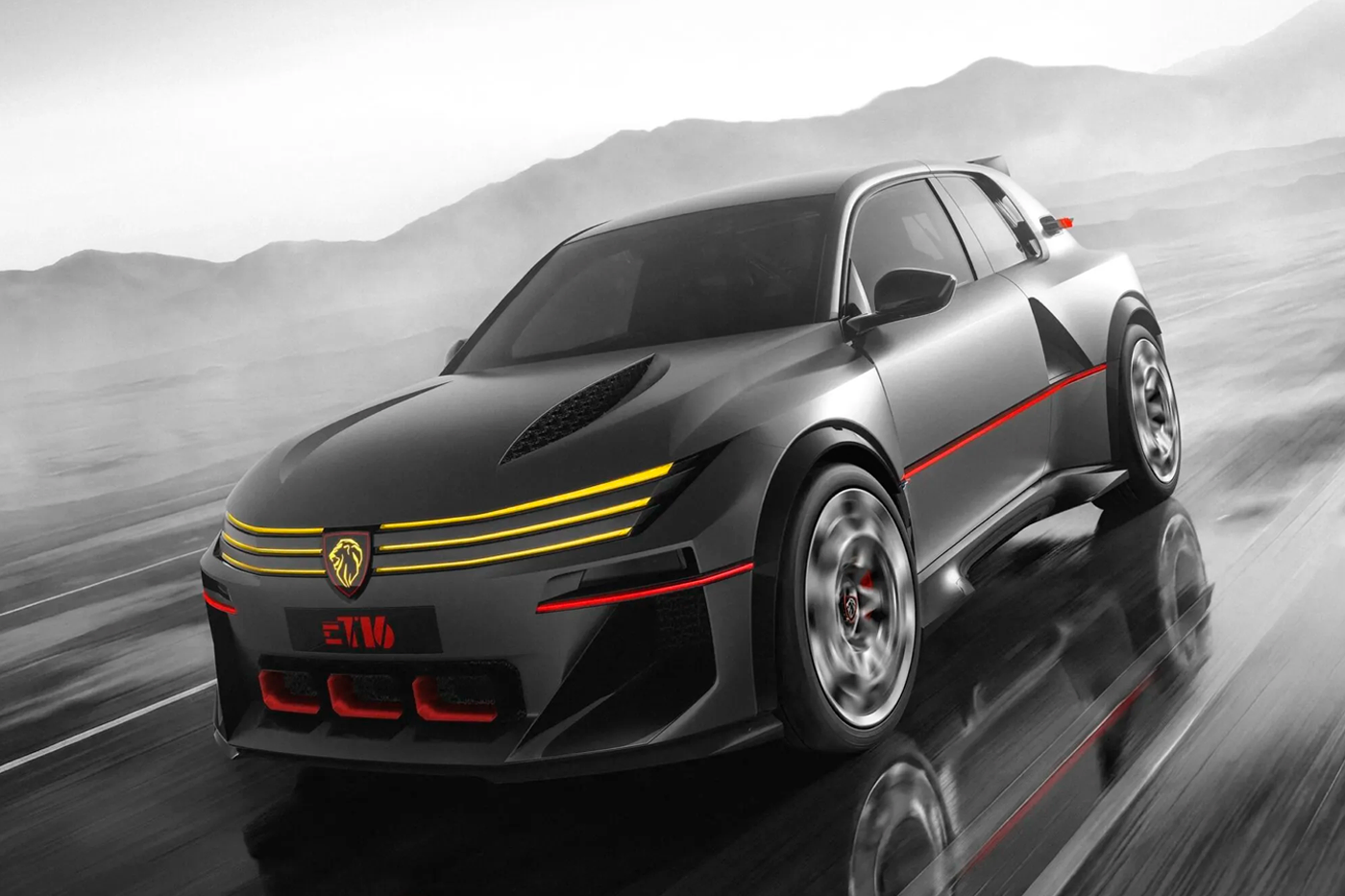 Самый мощный Peugeot в истории: представлен электрический E-T16 Concept